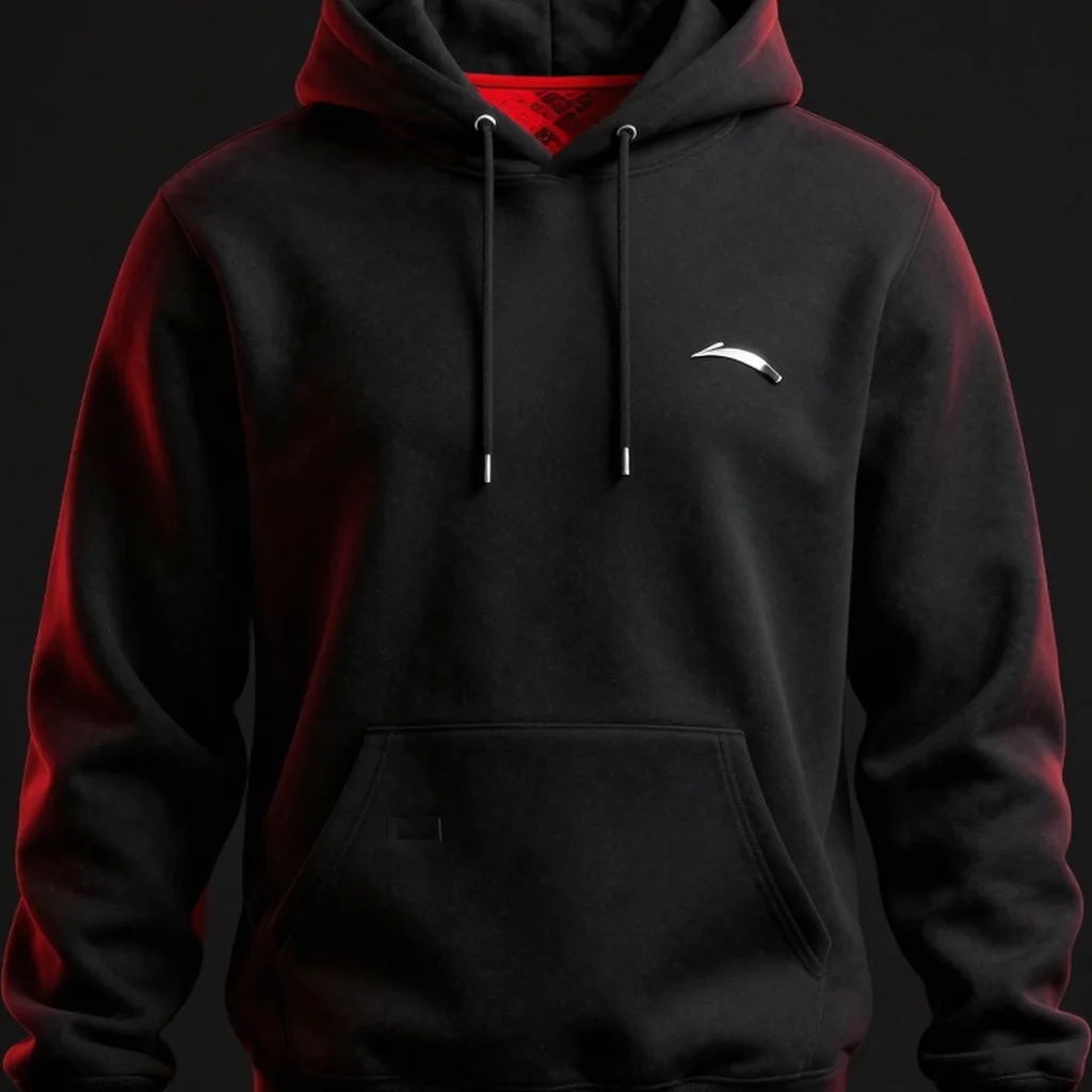 Crimson Pulse Hoodie
